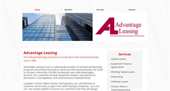 Desktop Screenshot of advantagelease.com